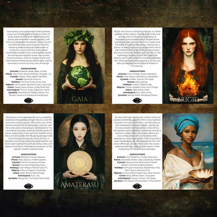Elemental Goddess Greeting Cards