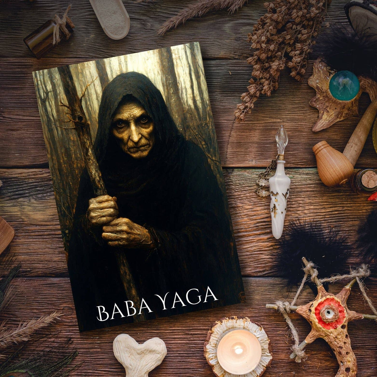 Dark Goddess Greeting Cards