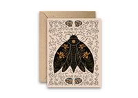 Dark Omens Moth Greeting Card