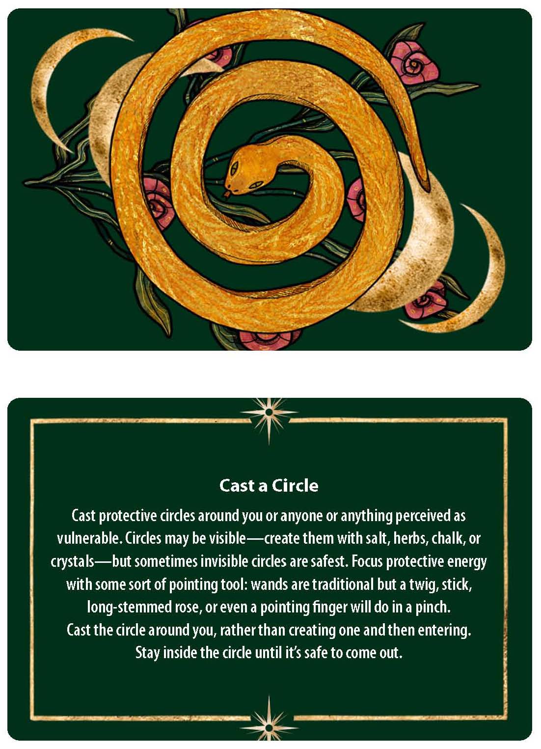 Protection Spells Mini Card Deck by Judika Illes