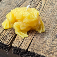 Beeswax Toad Candle