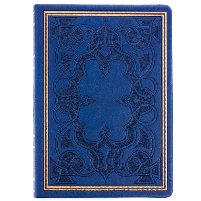 Antique Azure Leather Style Journal