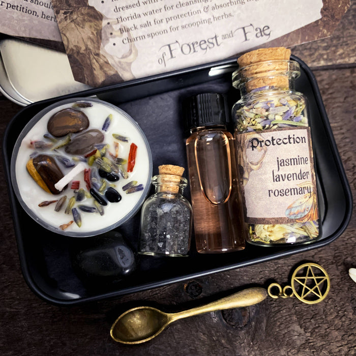 Protection Travel Altar: Portable Ritual Kit for Shielding & Boundaries