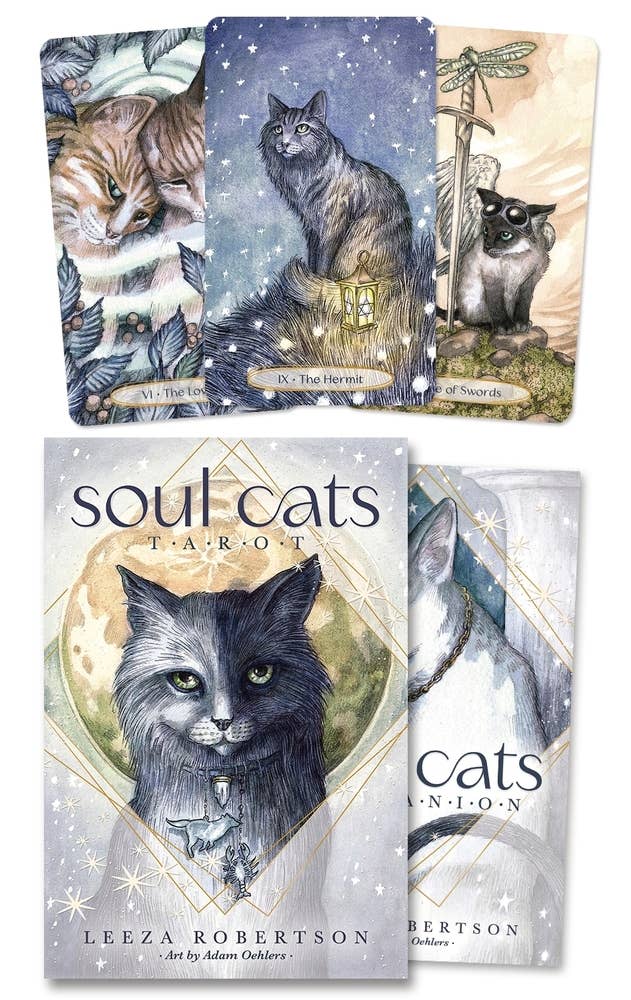 Soul Cats Tarot Kit By Leeza Robertson & Adam Oehlers