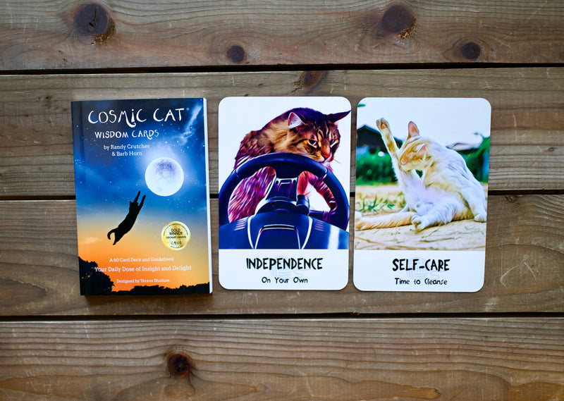 Cosmic Cat Wisdom Cards by Barb Horn and Randy Crutcher