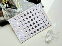 Moon Phases Reference Sticker Sheet