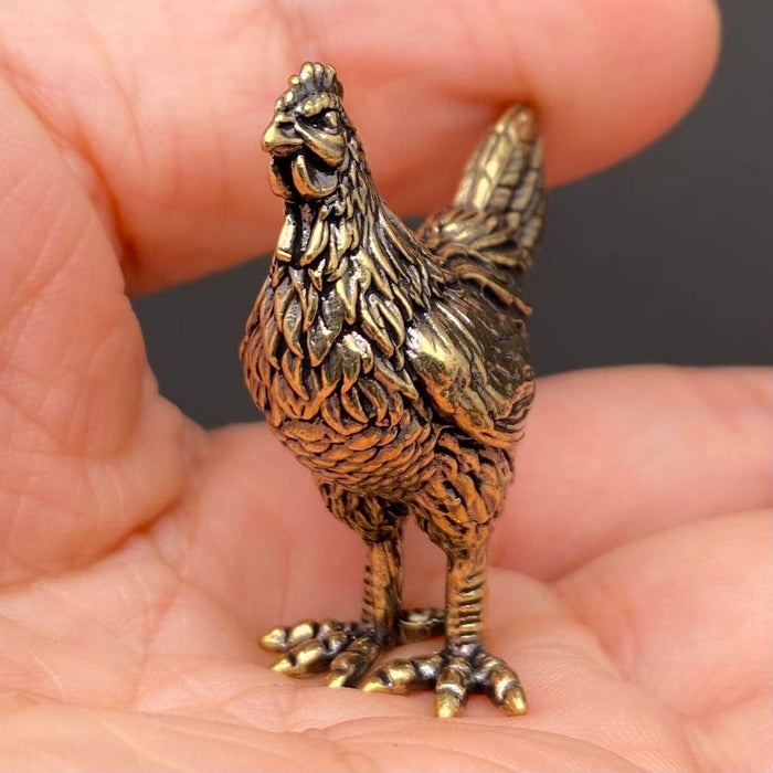 Brass Hen Decoration