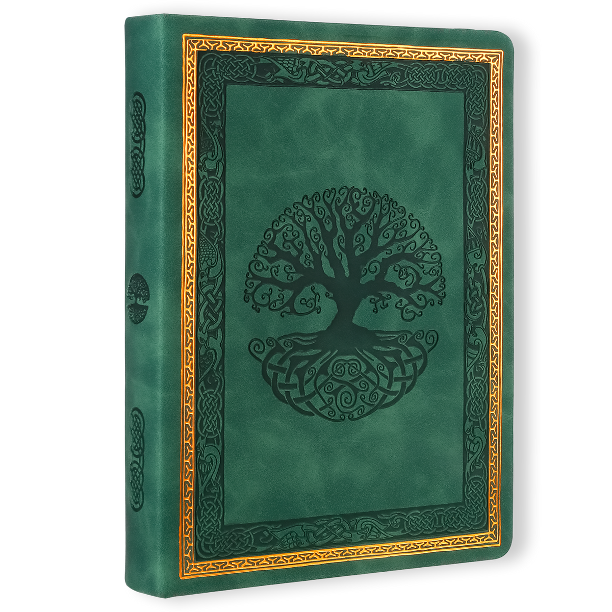 Celtic Tree of Life Evergreen Leather Style Journal