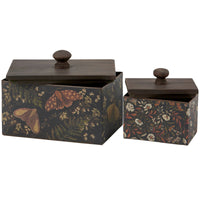 Dark Academia Floral Keepsake Box (Multiple Sizes)