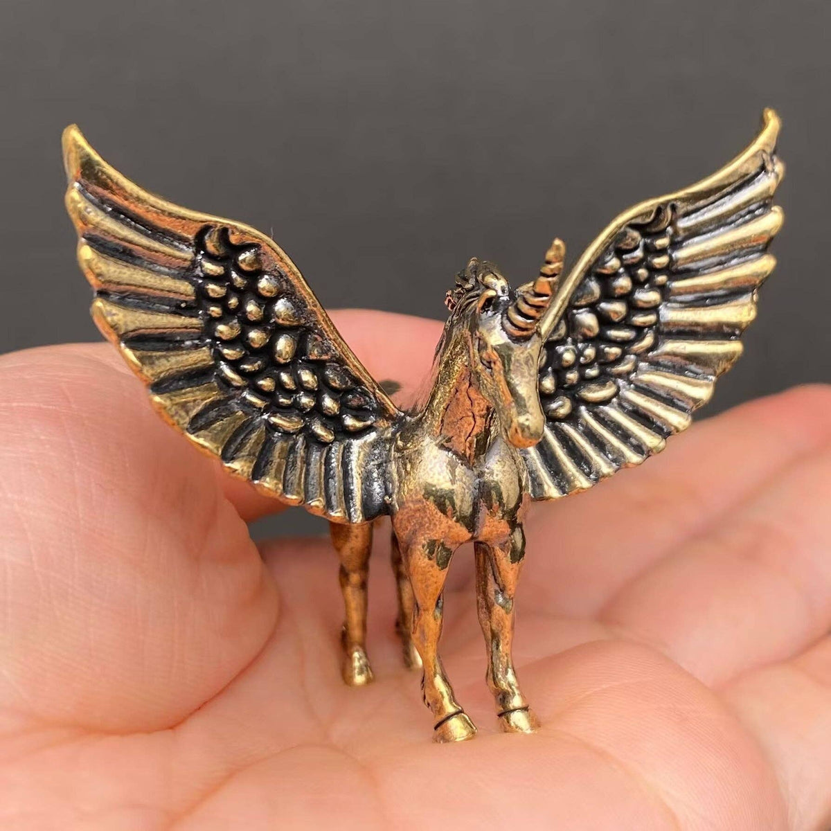 Brass Pegasus Decoration