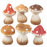 Ceramic Mushroom Figurines