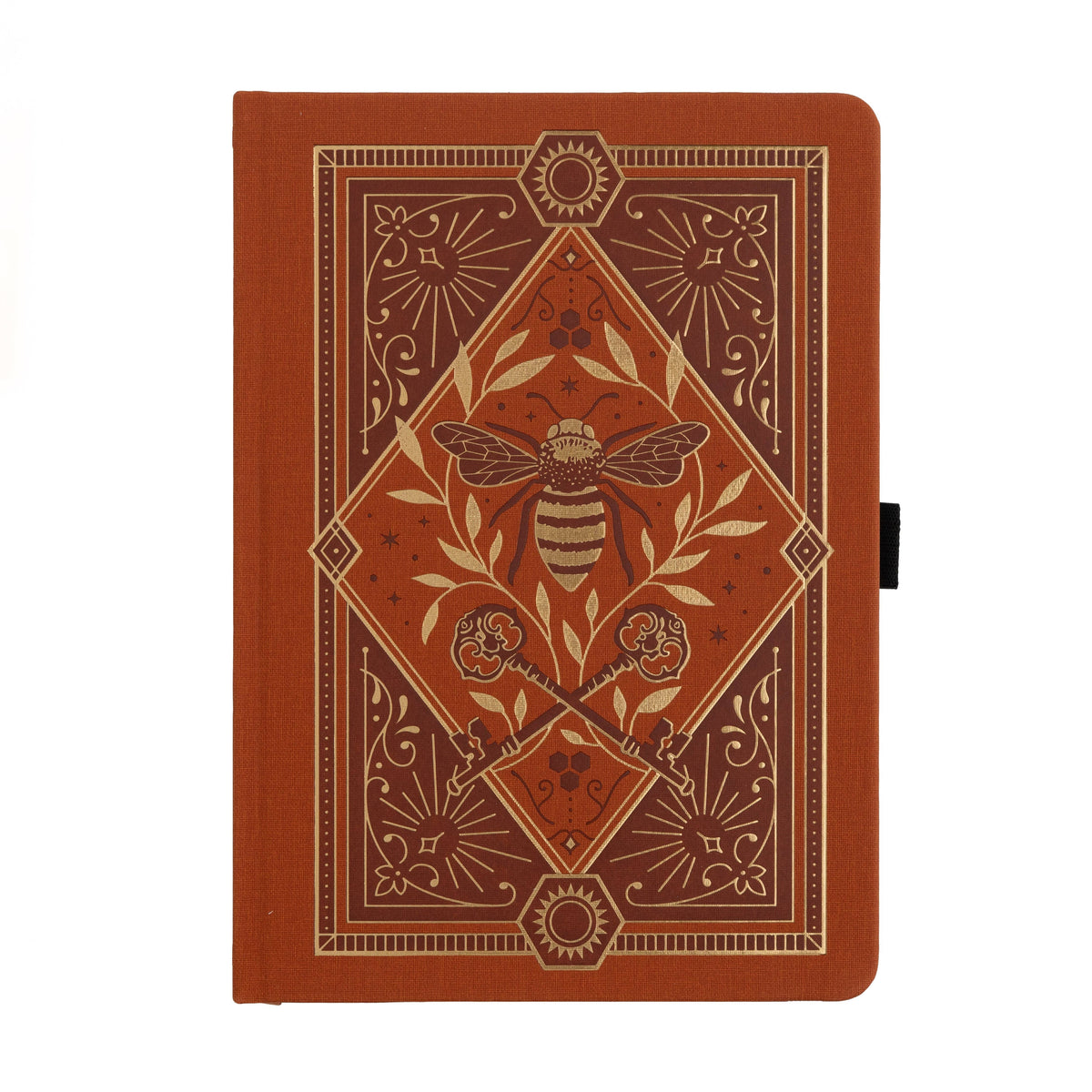 Keeper of the Bees in Rust Dot Grid Pocket Journal