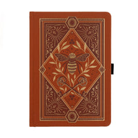 Keeper of the Bees in Rust Dot Grid Pocket Journal