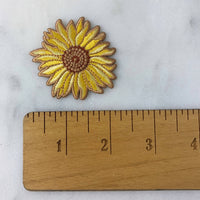 Sunflower Embroidered Patch