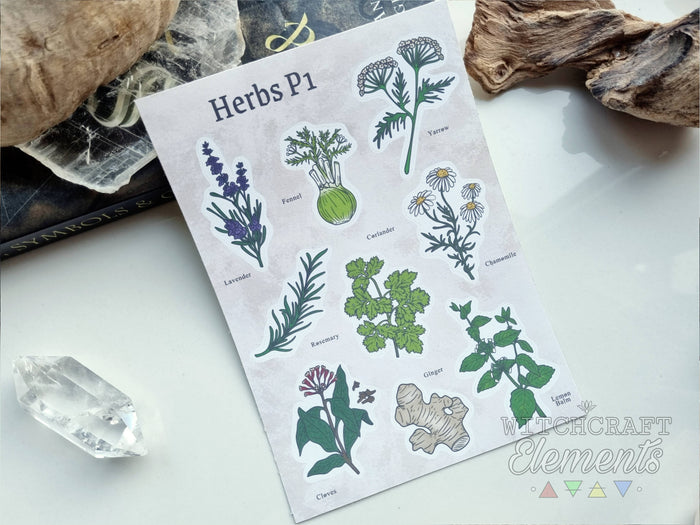Witching Herbs Sticker Sheets