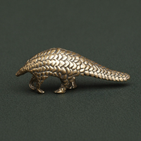 Antique Brass Pangolin Figurine
