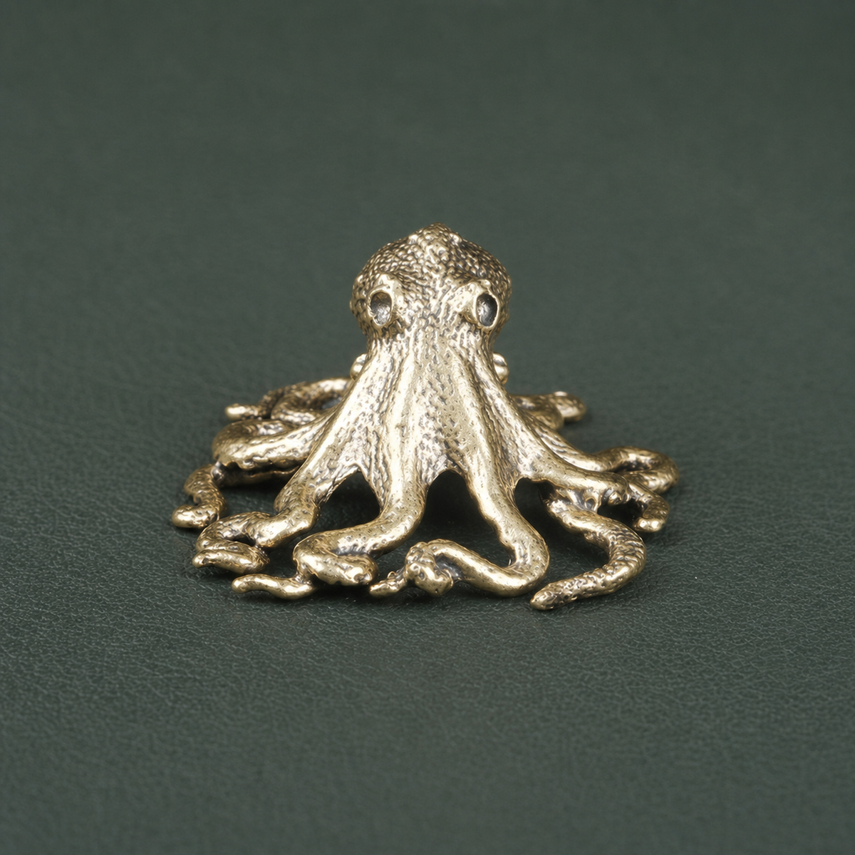 Antique Brass Octopus Figurine