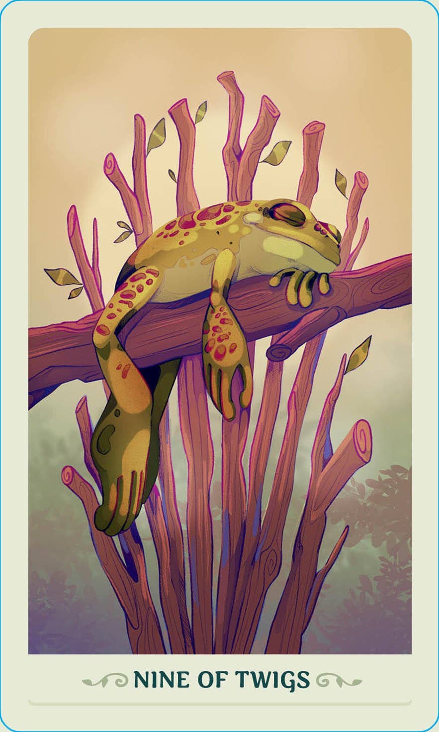 Fortunate Frogs Tarot Deck & Guidebook by Devon Short