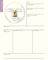 Weiser Tarot Journal & Stickers by Theresa Reed