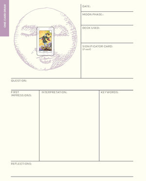 Weiser Tarot Journal & Stickers by Theresa Reed