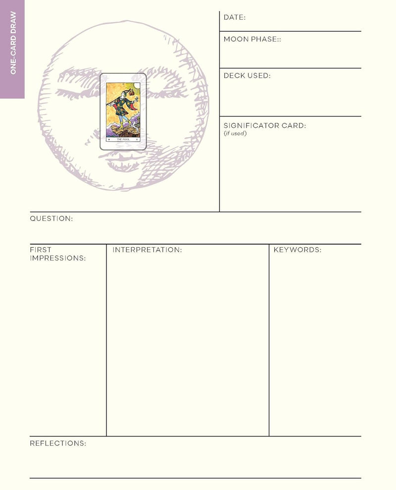 Weiser Tarot Journal & Stickers by Theresa Reed