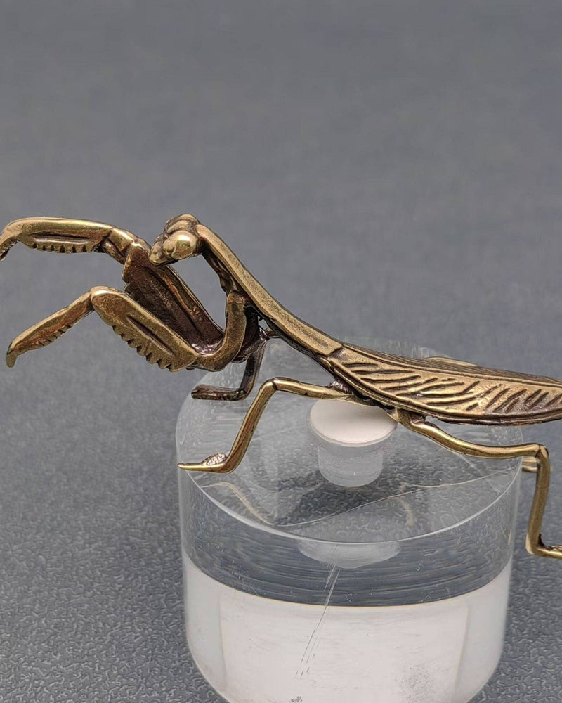 Brass Mantis Decoration