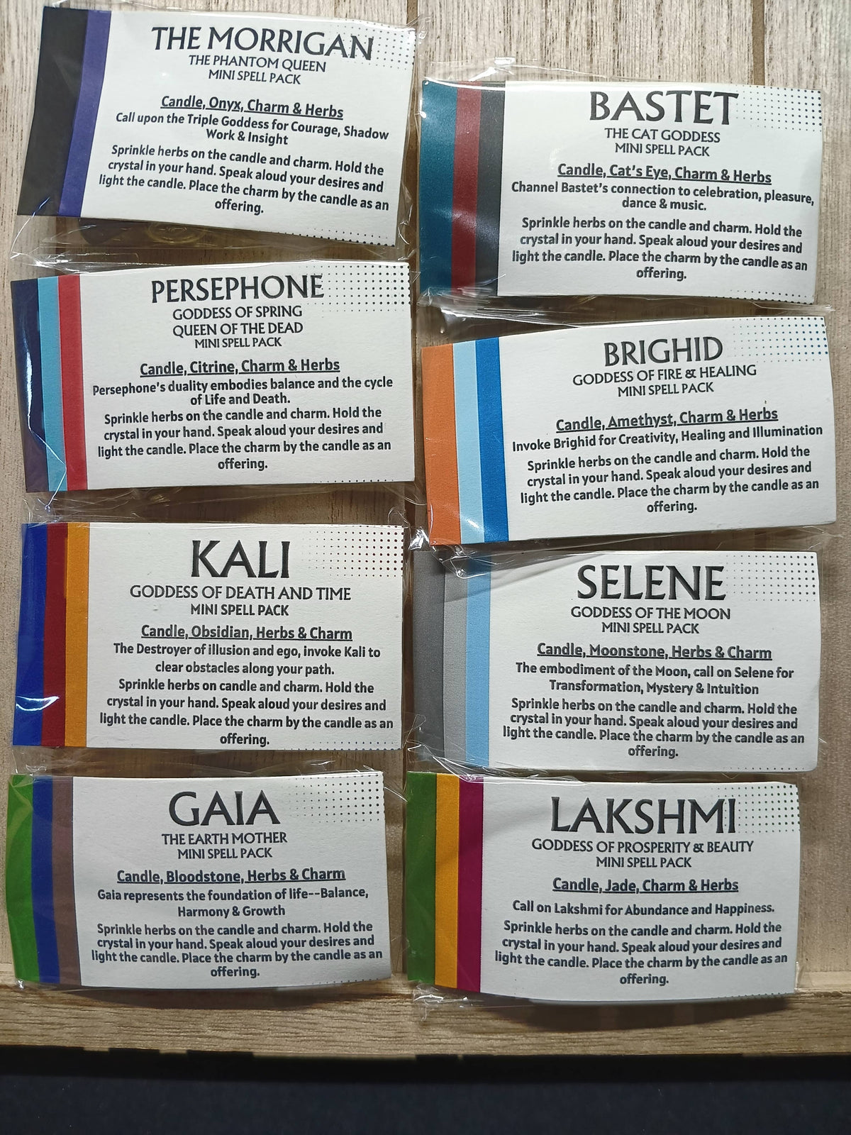 Mini Goddess Candle Ritual Packs