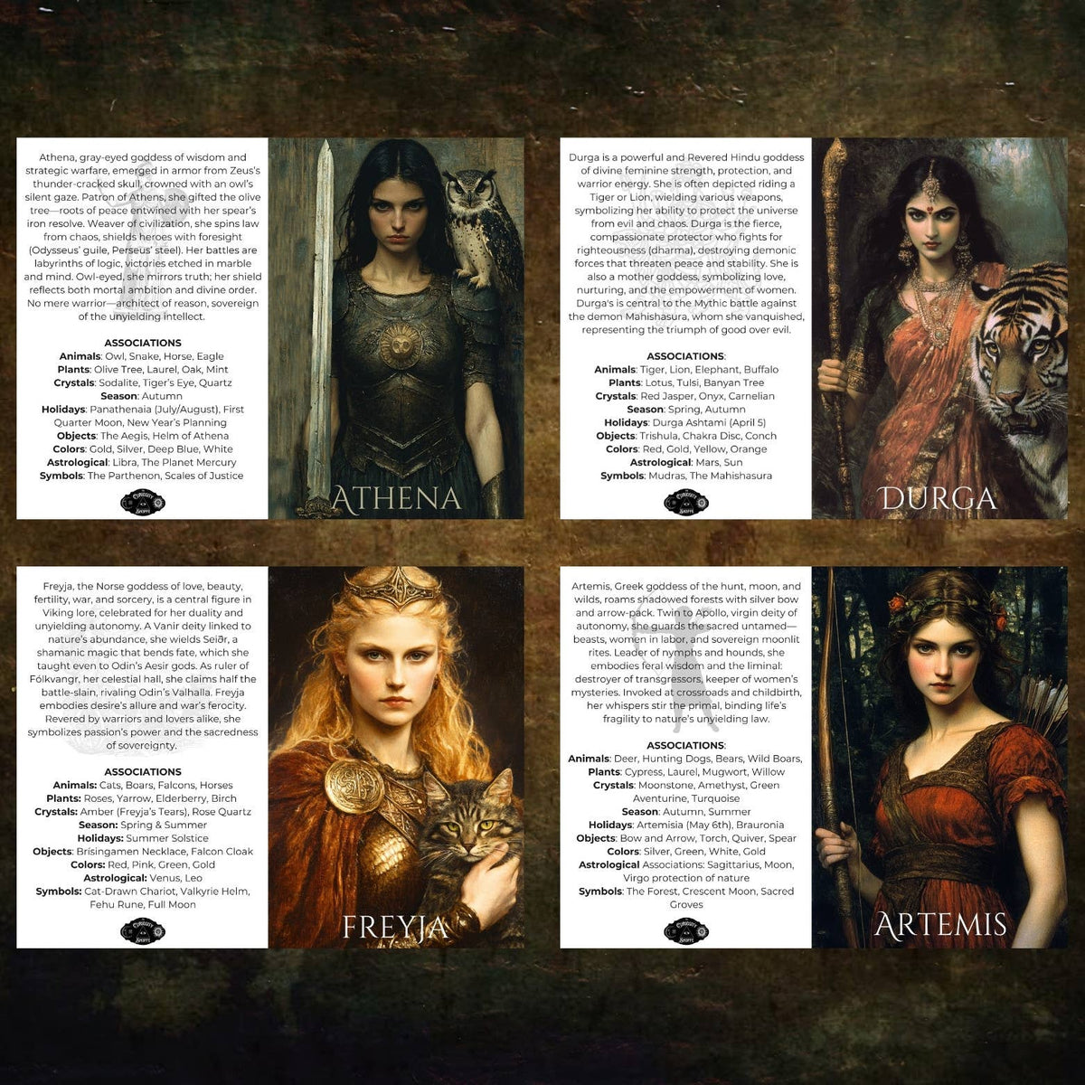 Warrior Goddess Greeting Cards