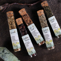 The Hedgewitch’s Garden: Glass Cork Vial Apothecary