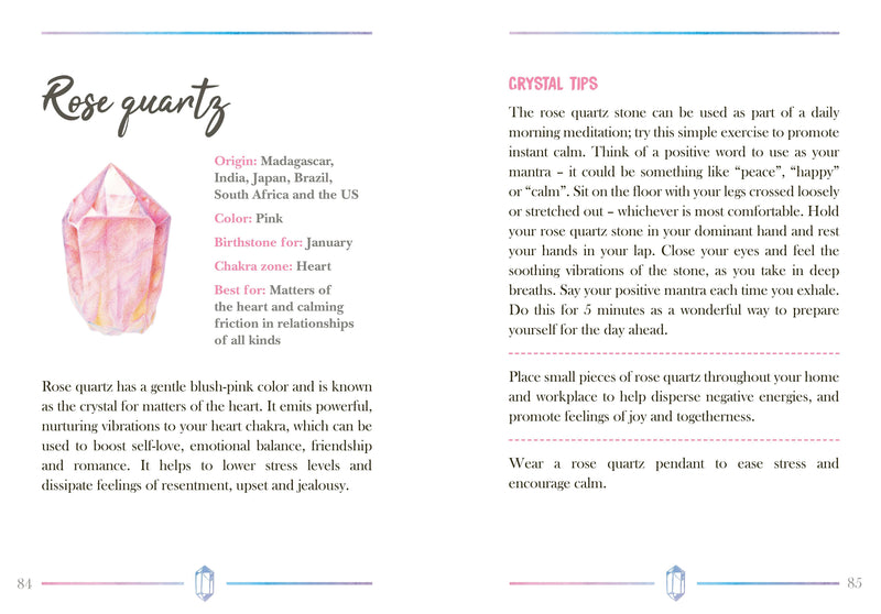 Little Book of Crystals by Astrid Carvel