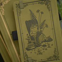 Literary Frog Dot Grid Pocket Journal