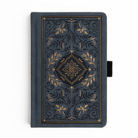 Storybook in Navy Dot Grid Pocket Journal