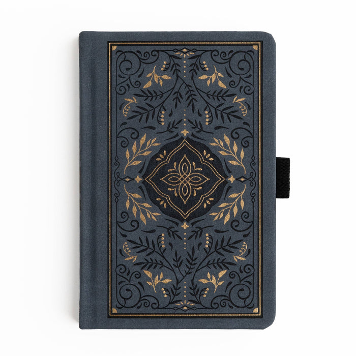Storybook in Navy Dot Grid Pocket Journal
