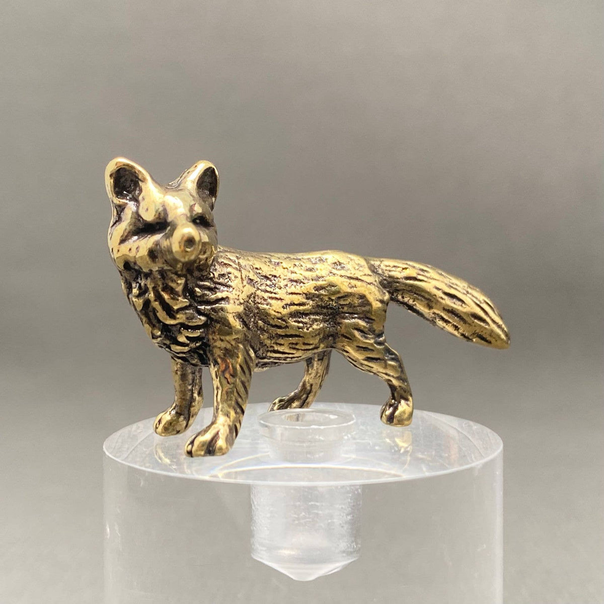 Small Brass Fox Decoration