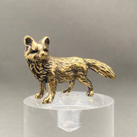 Small Brass Fox Decoration