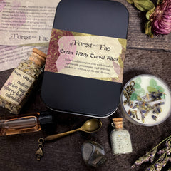 Green Witch Travel Altar: Portable Ritual Kit for Earth Blessings