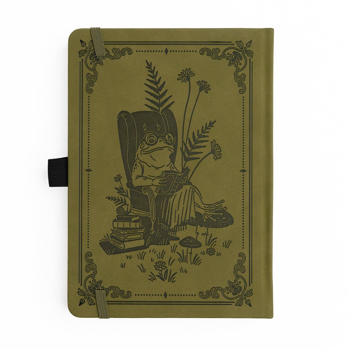 Literary Frog Dot Grid Pocket Journal