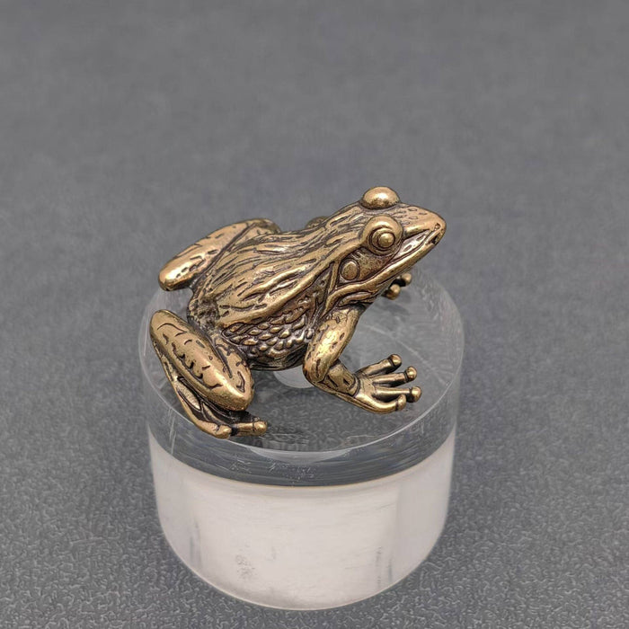 Brass Frog Decoration