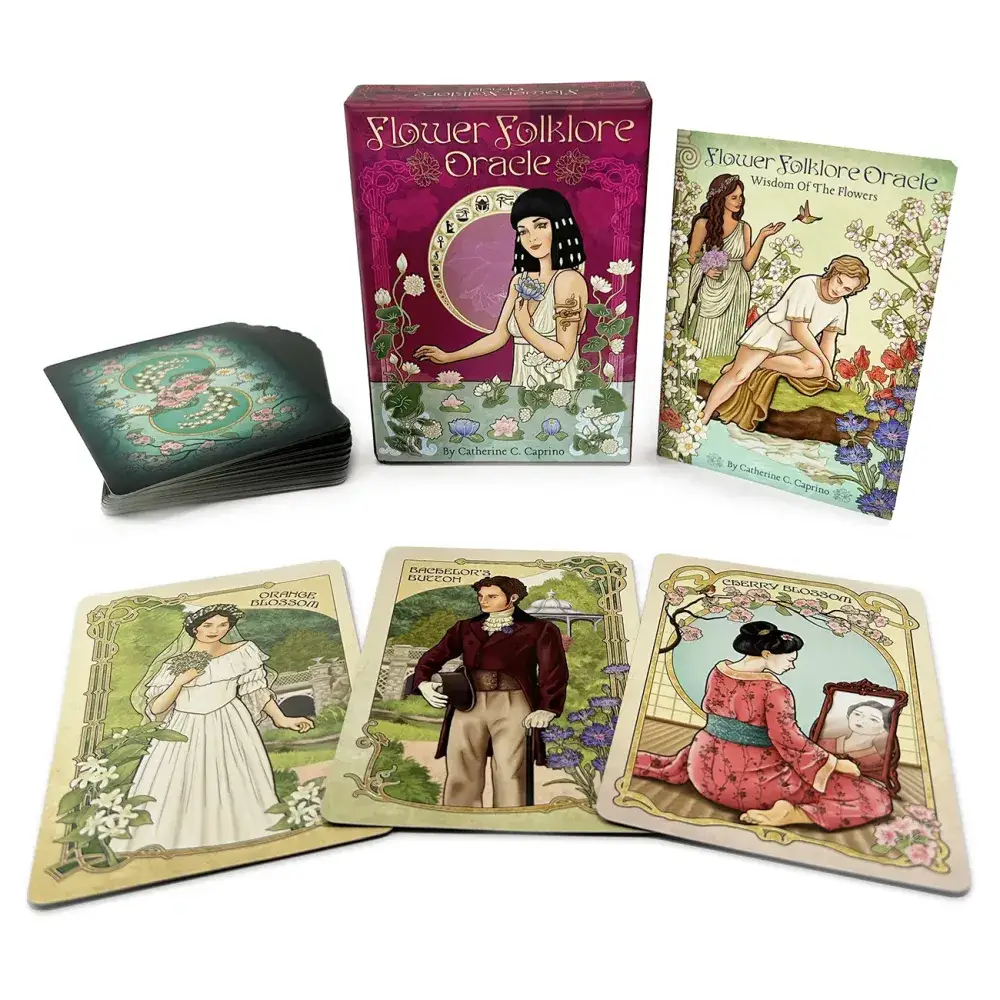 Flower Folklore Oracle by Catherine C. Caprino