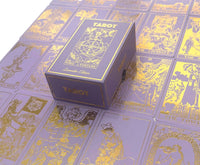 Lavender & Gold Foil Rider Waite Tarot