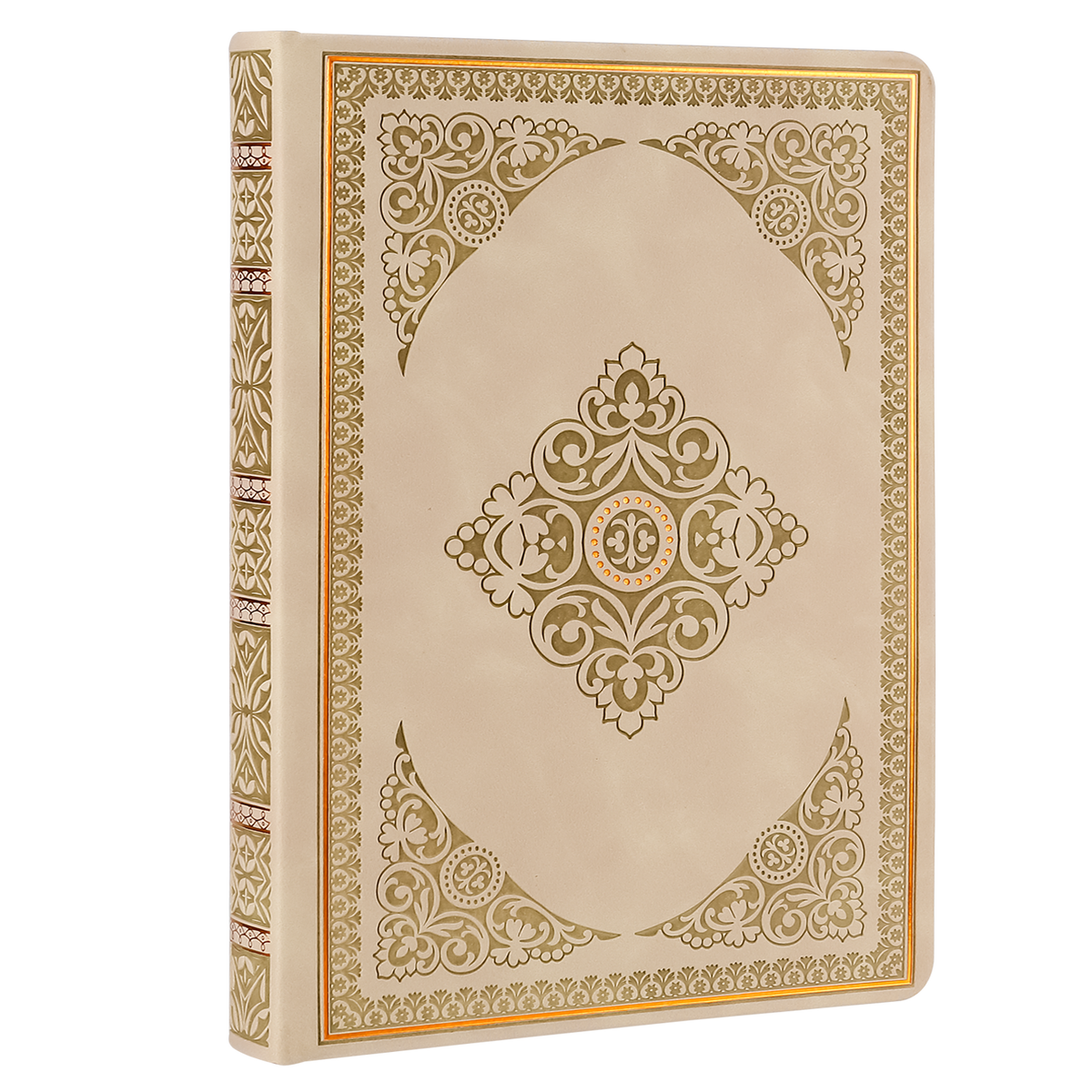 Antique Apricot Leather Style Journal