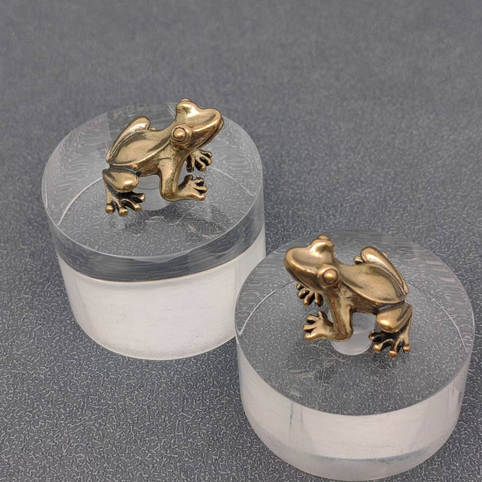 Brass Smooth Frog Decoration