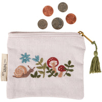 Snail & Mushroom Keepsake Pouch