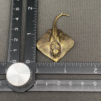Brass Devil Ray Decoration