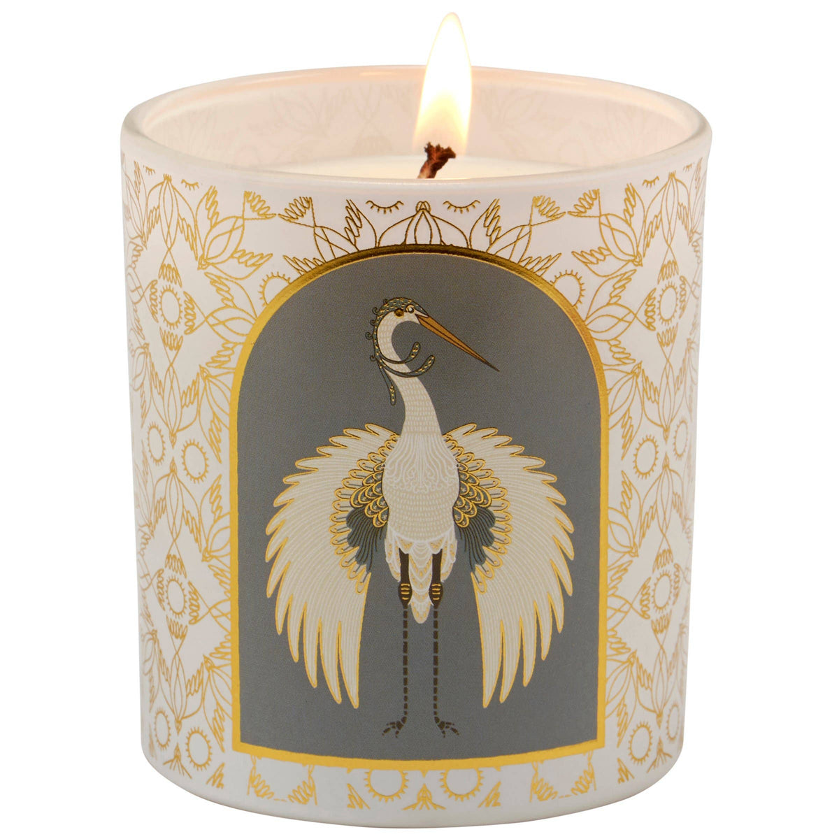 Art Nouveau Crane Candle
