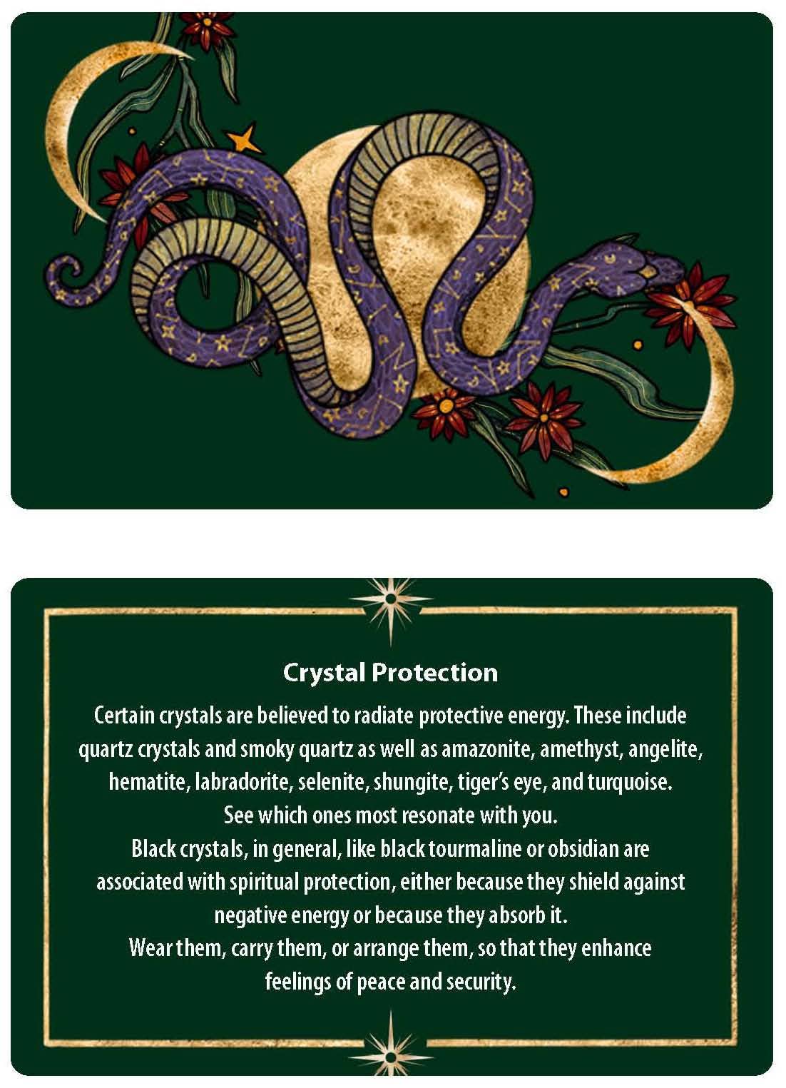 Protection Spells Mini Card Deck by Judika Illes