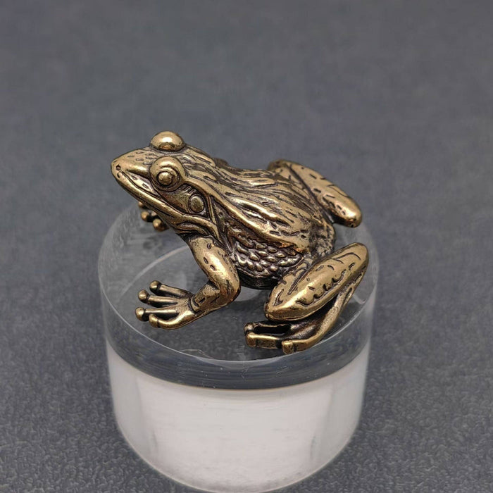 Brass Frog Decoration