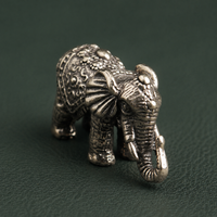 Antique Brass Lucky Elephant Figurine