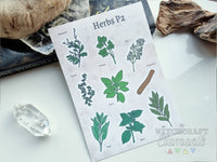 Witching Herbs Sticker Sheets