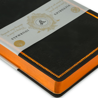 Renaissance Black Leather Style Journal